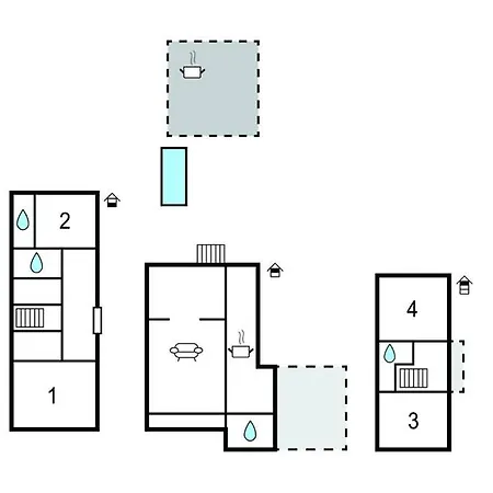 In With Kitchen Semesterbostad Grmani